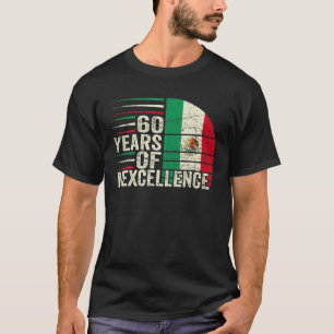60-jarige Mexicaan 60-jarige verjaardag Pun Vin T-shirt