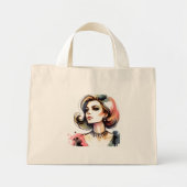 60-jarige sirene mini tote bag (Voorkant)