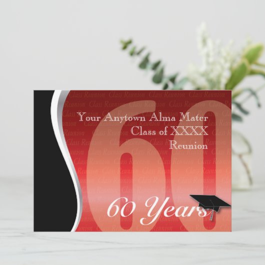  60-jarige vakbond kaart (Staand voorkant)