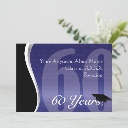  60-jarige vakbond kaart (Staand voorkant)