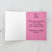 60 jarige verjaardag groet! kaart (Binnen)