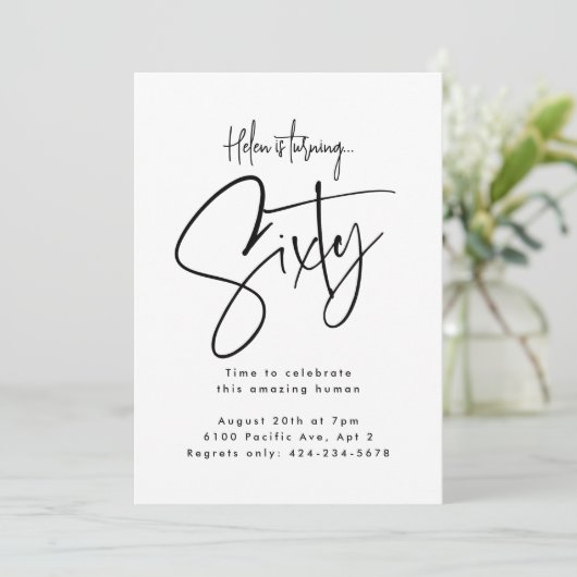 60 KAART (Staand voorkant)