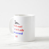 60 Kat Lady Koffiemok (Voorkant links)