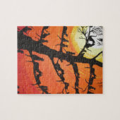 60 katten in de liefdesboom legpuzzel (Horizontaal)