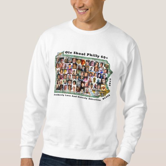 60+ Koudwaterig Sweatshirt met BLASA op achterzijd (Voorkant)