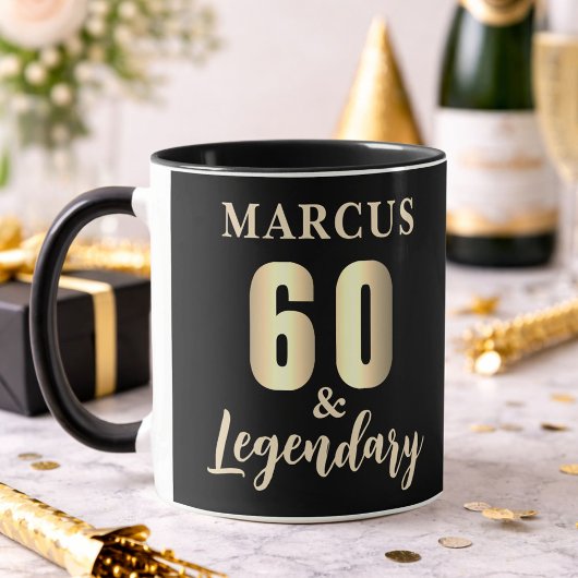60 & Legendary Gold 60e verjaardag Mok