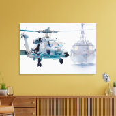 60-MH-SEAHAWK 24 x 36 Canvas Afdruk (Insitu (Woonkamer))