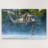 60-MH ZWART HAWK (20 x 30 INCH) Legpuzzel (Horizontaal)