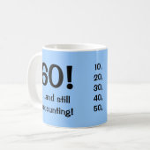 60 nog steeds boekhoudkundig! Prijsopgave van de g Koffiemok (Voorkant links)