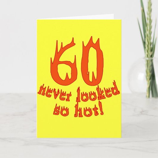 60 nooit keek zo Heet! Kaart (Voorkant)