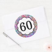 60 - Nummers Kleurrijke Stickers (Envelop)
