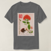 60 NZ Pohutukawa Stamp T-shirt (Design voorkant)
