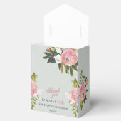 60 or Any Year Elegant Painted Floral birthday Bedankdoosjes (Geopend)