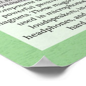 60. Periodieke tabel van de elementen van neodymiu Poster (Hoek)