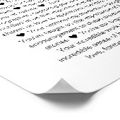 60 redenen waarom we van je houden 60ste verjaarda poster (Hoek)