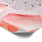 60 redenen waarom we van je houden cadeau, bloembl poster (Hoek)