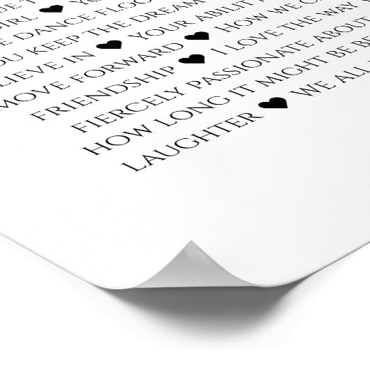 60 redenen waarom we van je houden op de 40e verja poster (Hoek)