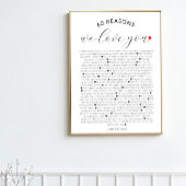 60 redenen waarom we van je houden op de 40e verja poster