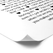 60 redenen waarom we van je houden trouwlust je va poster (Hoek)