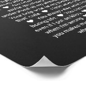 60 redenen waarom we van je houden trouwlust je va poster (Hoek)