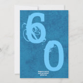 60 Rocks. 60e verjaardag van de Moderne Mrunge-par Kaart (Achterkant)