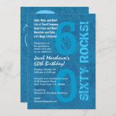 60 Rocks. 60e verjaardag van de Moderne Mrunge-par Kaart (Voorkant / Achterkant)