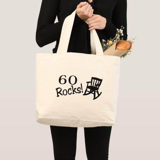 60 Rocks (Rocker) Grote Tote Bag (Voorkant (product))