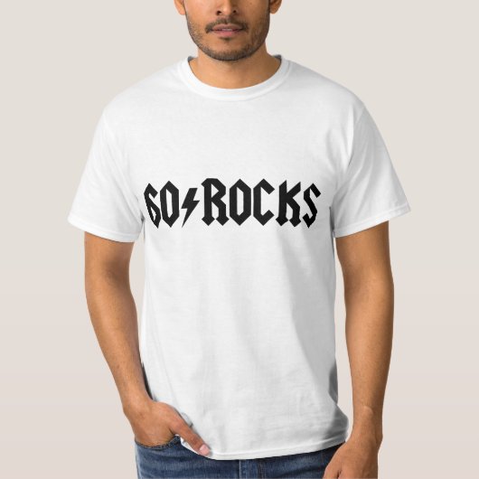 60 rocks t-shirt (Voorkant)