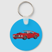 60´s muscle car sleutelhanger (Achterkant)