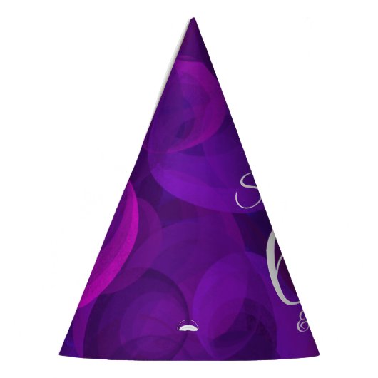 60 & Sassy Elegant Paars Birthday Feesthoedjes (Links)