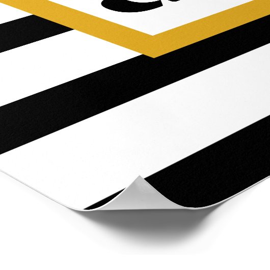 60 & SENSATIONAL 60th Birthday Party Welcome Sign Poster (Hoek)