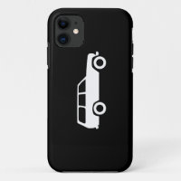 60-serie Toyota Land Cruiser Phone Case - Black