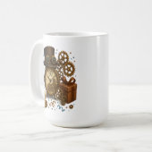 60 & Tijdloos – Steampunk Celebration Koffiemok (Voorkant links)