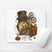 60 & Tijdloos – Steampunk Celebration Muismat (Met muis)