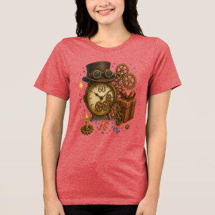 60 & Tijdloos – Steampunk Celebration Tri-Blend Shirt