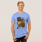 60 & Tijdloos – Steampunk Celebration Tri-Blend Shirt (Voorkant volledig)