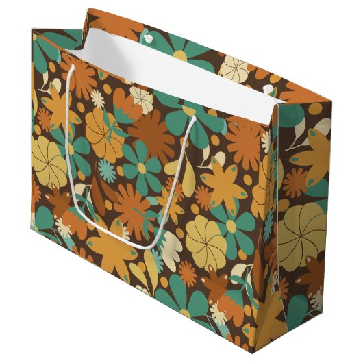 60 ventilatorvermogen in bruin groot cadeauzakje (Voorkant Gekanteld)