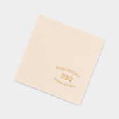 60 Verjaardag BBQ Folie Servetten (Links)