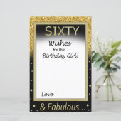 60 wensen voor het verjaardagsmeisje (Staand voorkant)