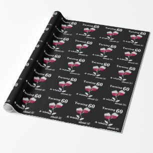 60 Worden en Winen met Rode Wijn Glazen Cadeaupapier
