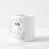 60 worden is als 27 grappige 60e verjaardag koffiemok (Voorkant links)