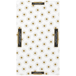 60 "X104" Trade Show tafelkleed Logo Gold White