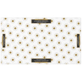 60 "X104" Trade Show tafelkleed Logo Gold White (Voorkant (Horizontaal))