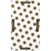 60 "X104" Trade Show tafelkleed Logo Gold White (Voorkant)