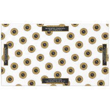 60 "X104" Trade Show tafelkleed Logo Gold White