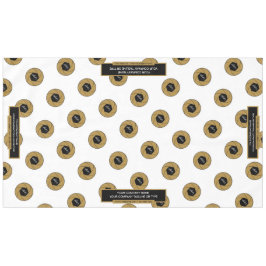 60 "X104" Trade Show tafelkleed Logo Gold White