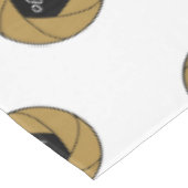 60 "X104" Trade Show tafelkleed Logo Gold White (Gekanteld)