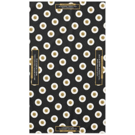 60 "X104" Trade Show Tafelkleed Logo Goud en Zwart