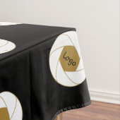 60 "X104" Trade Show Tafelkleed Logo Goud en Zwart (Voorbeeld)