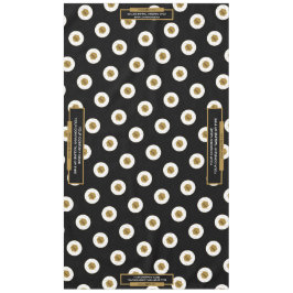 60 "X104" Trade Show Tafelkleed Logo Goud en Zwart